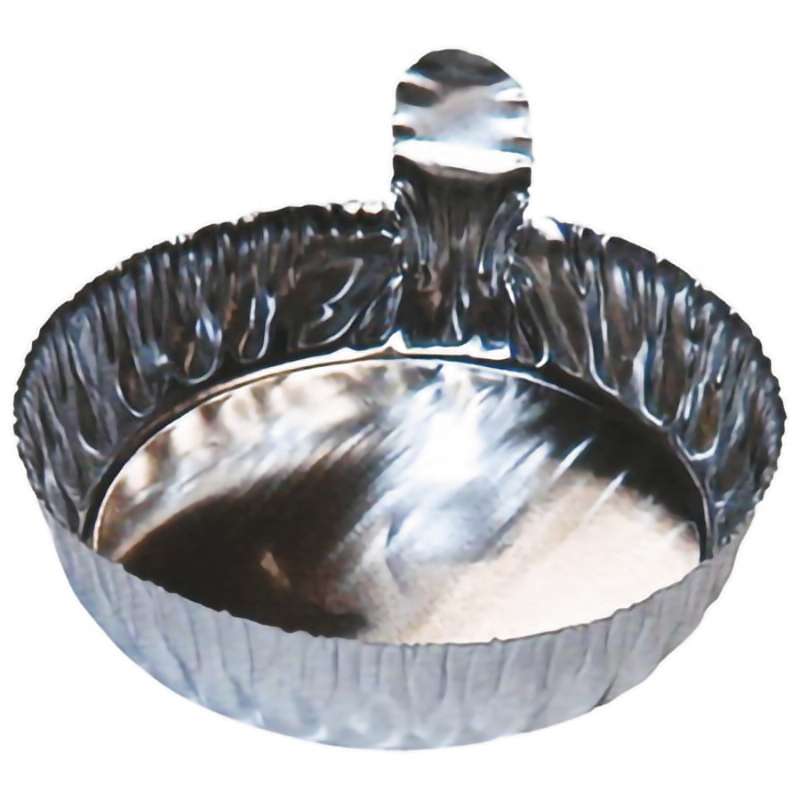 Disposable Aluminum Dish with Tab, 2-1/4" Dia. 144/Box